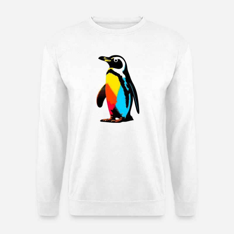 Penguin - Unisex Sweatshirt - white