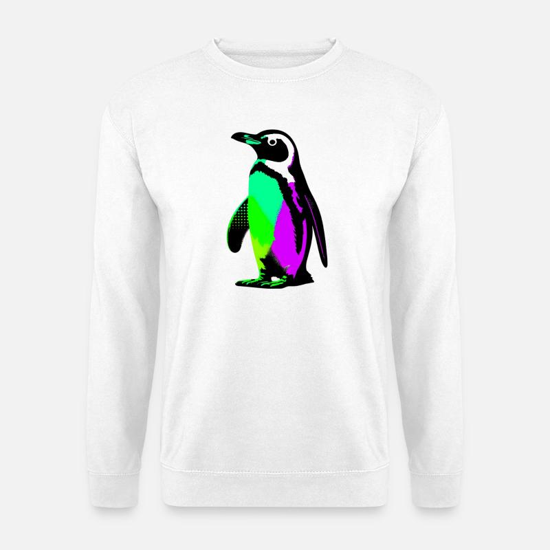 Pinguin - Unisex Pullover - Weiß
