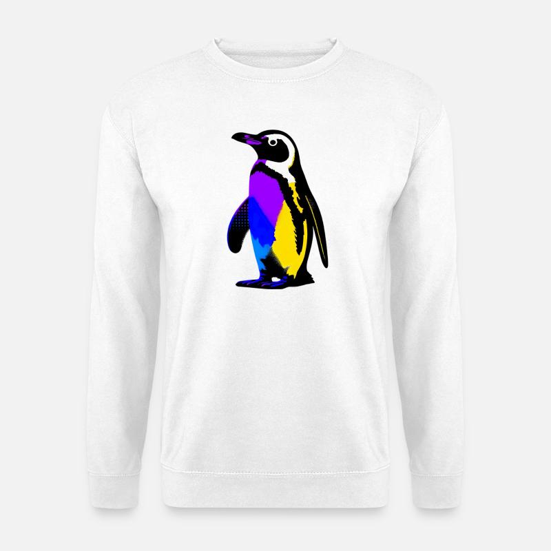 Pinguin - Unisex Pullover - Weiß