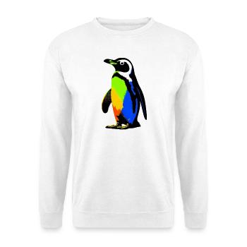Pingouin - Sweat-shirt Unisexe - blanc - Devant