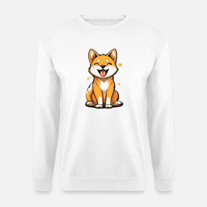 Shiba Inu - Unisex Pullover - Weiß