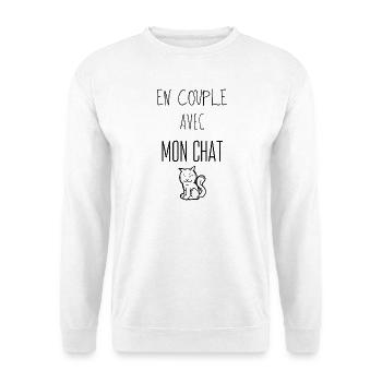 Design Nature Éclat de Vert - Sweat-shirt Unisexe - blanc - Devant