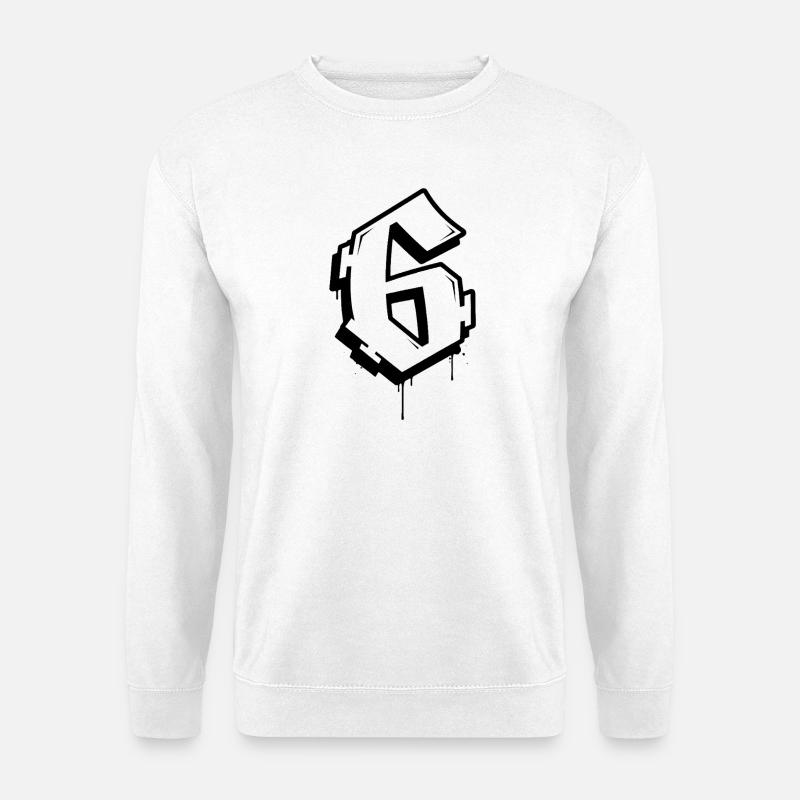 Digitale Kunst 6 - Unisex Pullover - Weiß