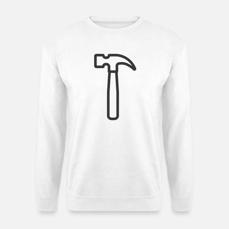 Hammer-Symbol - Unisex Pullover - Weiß