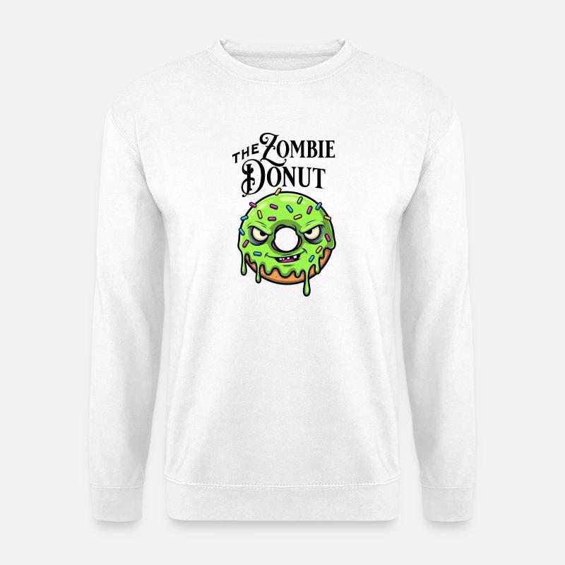 Zombie-Donut - Unisex Pullover - Weiß