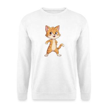 Chat Enfants - Sweat-shirt Unisexe - blanc - Devant