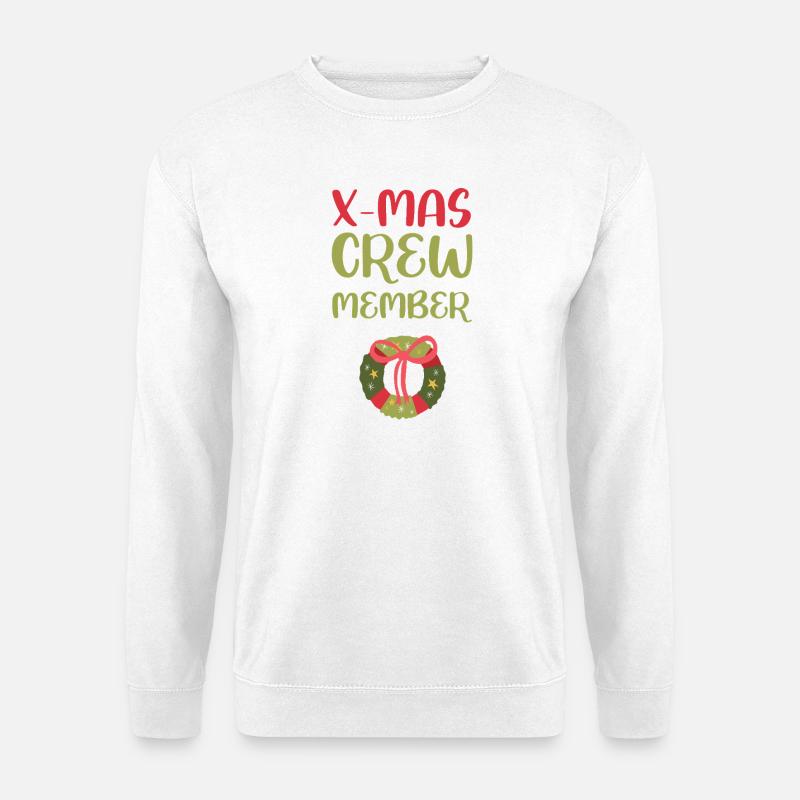 X-Mas Crew Mitglied - Unisex Pullover - Weiß
