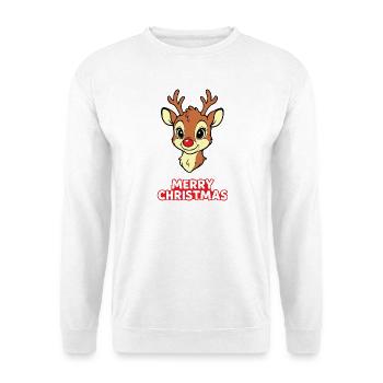 Baby Reindeer Christmas Merry Christmas - Unisex Sweatshirt - white - Front