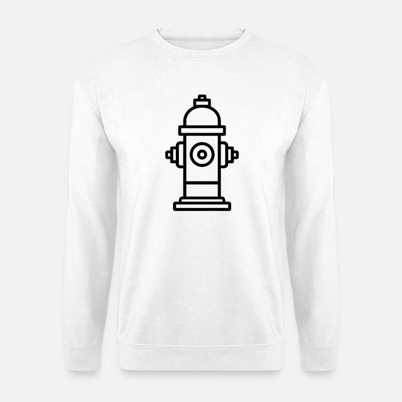 Fire hydrant - Unisex Sweatshirt - white