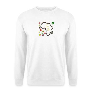 Africa and Football: No Time - Unisex Sweatshirt - white - Front