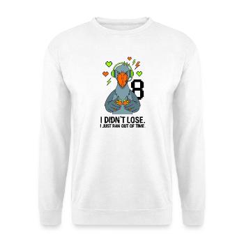 I Didn't Lose 8th Birthday Shoebill - Unisex Sweatshirt - white - Front