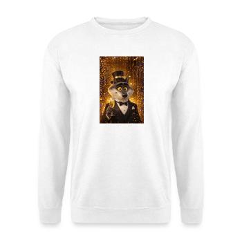 Elegant Wolf in the Evening - Unisex Sweatshirt - white - Front