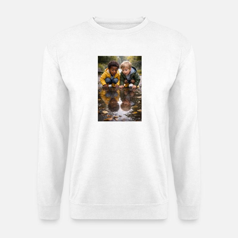 Racism_doesnt_exist - Unisex Sweatshirt - white