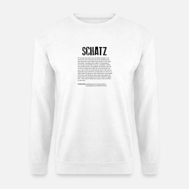Schatz Definition - Unisex Pullover - Weiß