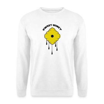 Sweet Honey - Unisex Pullover - Weiß - Vorne