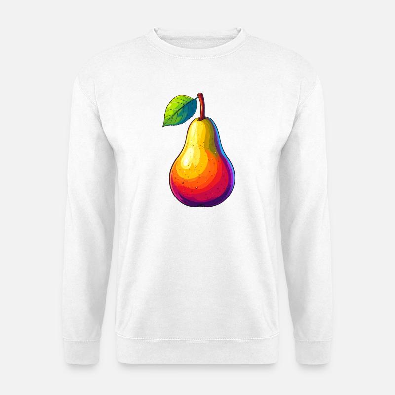 Birne - Unisex Pullover - Weiß