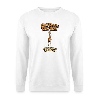 Giraffe über Meme Tee - Unisex Pullover - Weiß - Vorne