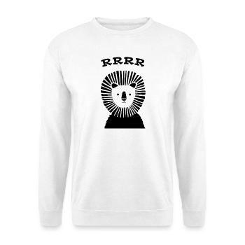 Lion - Sweat-shirt Unisexe - blanc - Devant