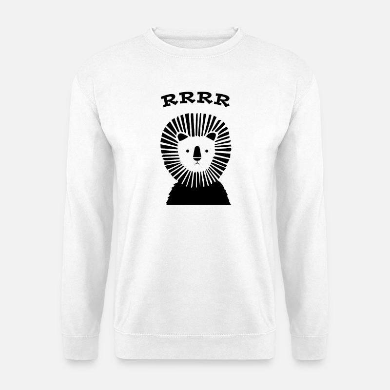 Löwe - Unisex Pullover - Weiß
