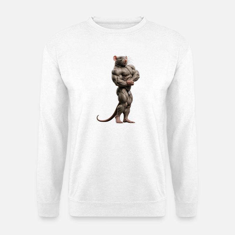 Gym Rat - Unisex Pullover - Weiß