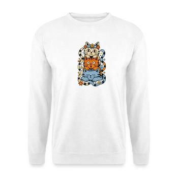 Katzentotem - Unisex Pullover - Weiß - Vorne