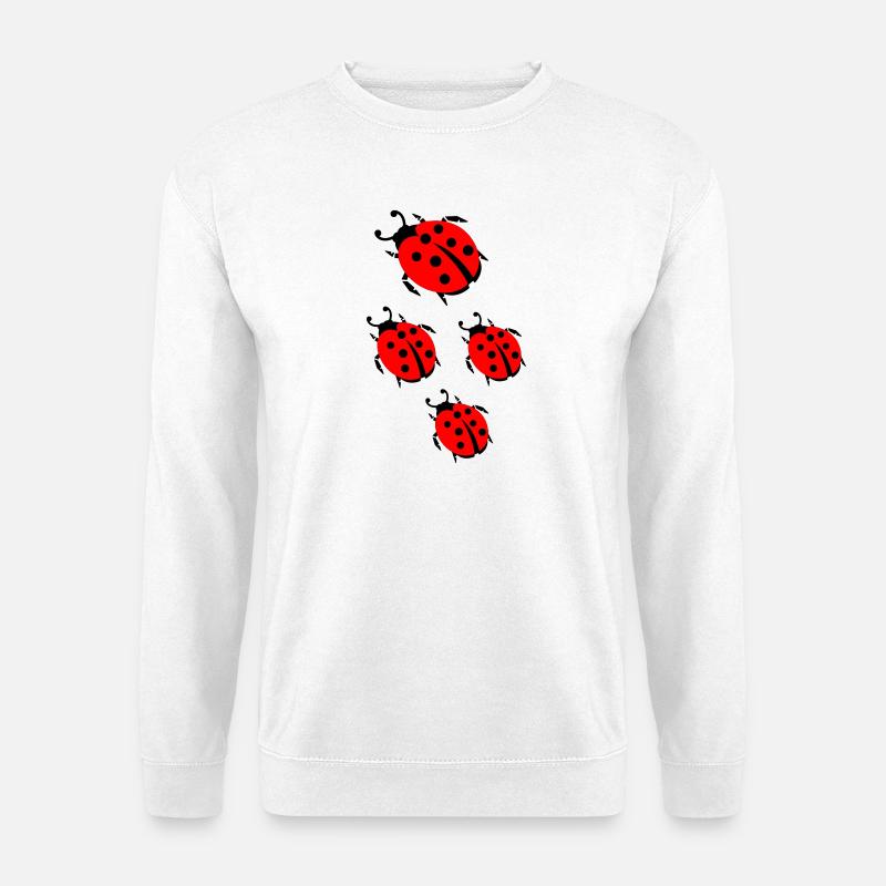 ladybug marienkaefer - Unisex Pullover - Weiß
