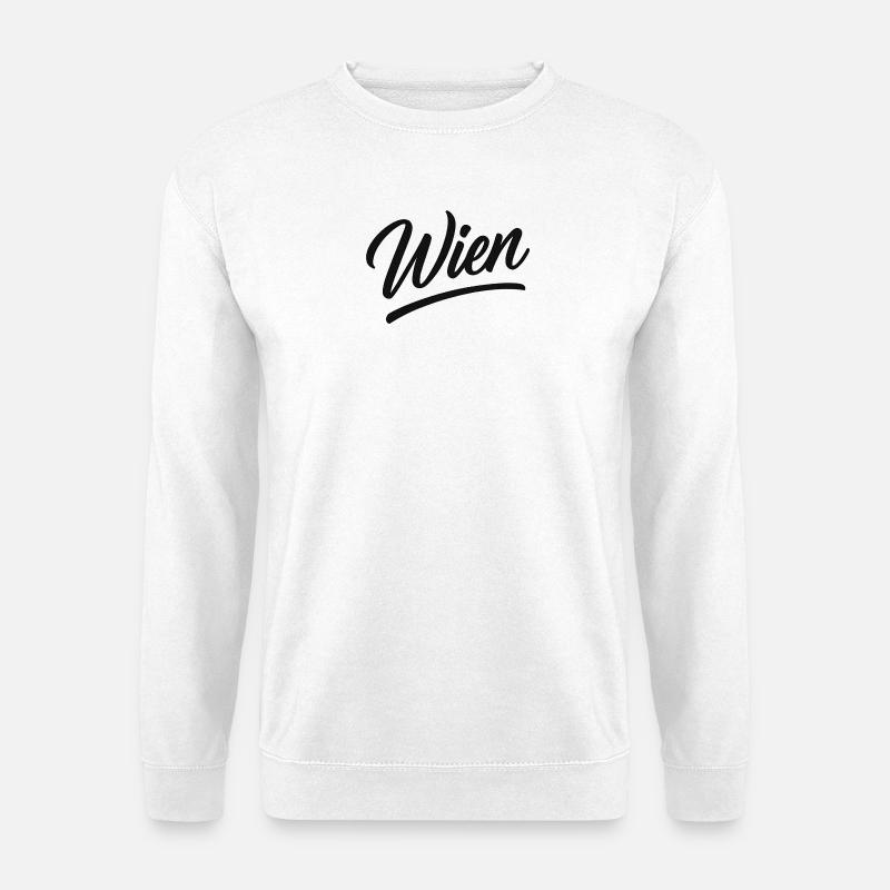 Wien Script - Unisex Pullover - Weiß