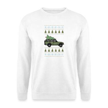 Discovery 2 Grünes Weihnachtslicht - Unisex Pullover - Weiß - Vorne
