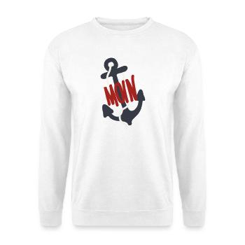 Anker - Unisex Pullover - Weiß - Vorne