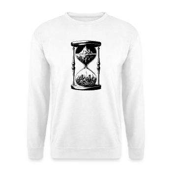Sanduhr16 - Unisex Pullover - Weiß - Vorne