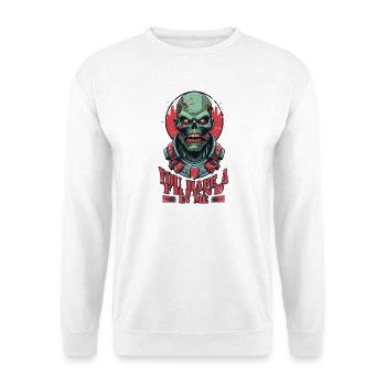 Ami zombie - Sweat-shirt Unisexe - blanc - Devant