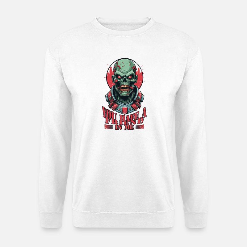 Zombie Freund - Unisex Pullover - Weiß