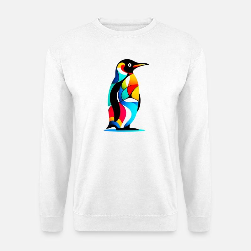 Pinguin - Unisex Pullover - Weiß