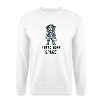 Beagle astronaut - Unisex Sweatshirt - white - Front