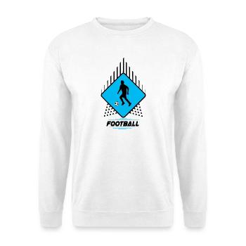 Football - Sweat-shirt Unisexe - blanc - Devant