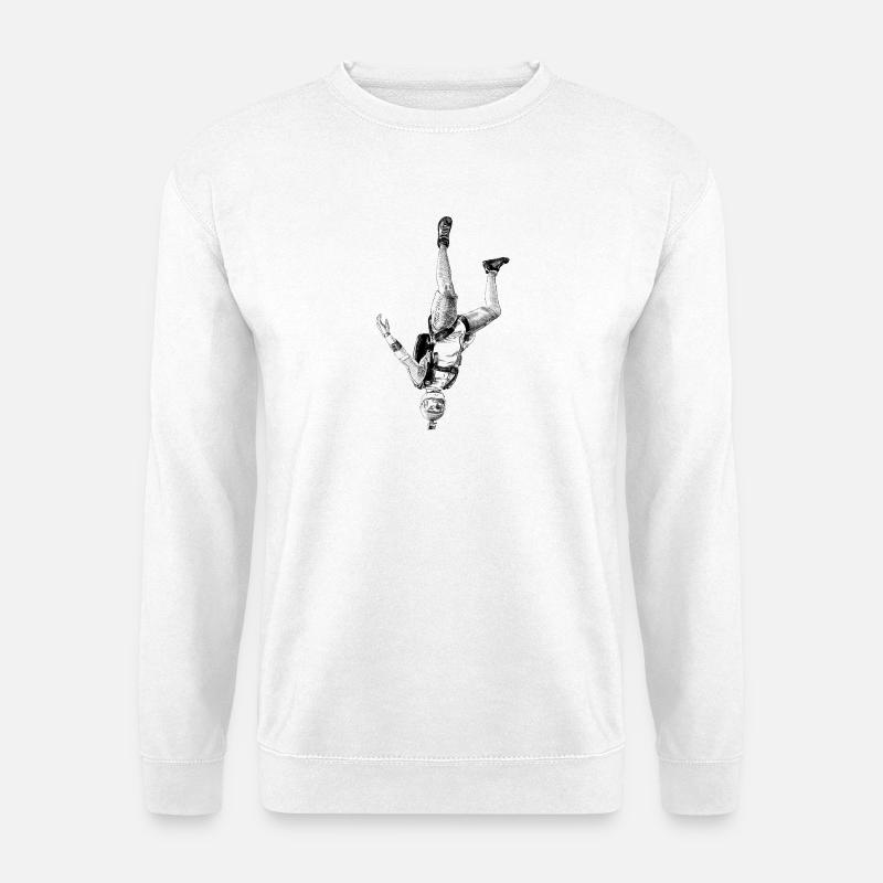 Skydiver - Unisex Pullover - Weiß