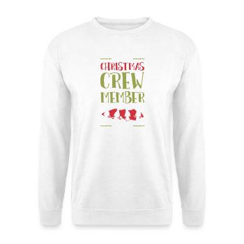 Weihnachten Crew Christmas - Unisex Sweatshirt - white - Front