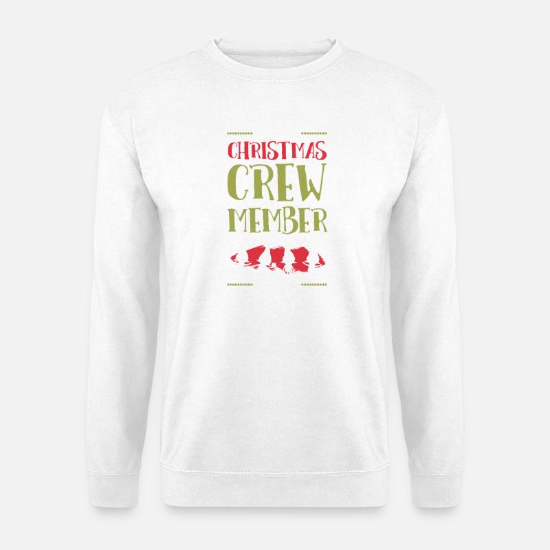 Weihnachten Crew Christmas - Unisex Pullover - Weiß