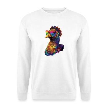 Dinde Poules Oiseaux Dinde - Sweat-shirt Unisexe - blanc - Devant