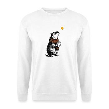 Ambiances hivernales de Capybara - Sweat-shirt Unisexe - blanc - Devant