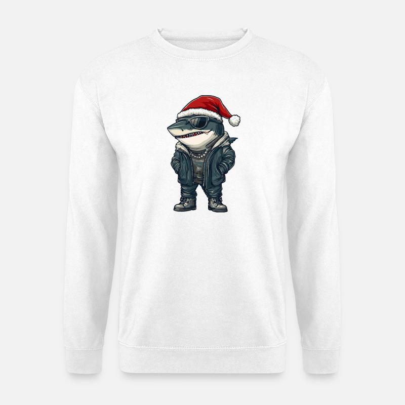 Hai Weihnachten Winter - Unisex Pullover - Weiß