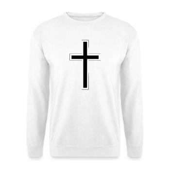 cross - Unisex Sweatshirt - white - Front