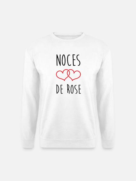 Rose Wedding 17 Years of Marriage - Unisex Sweatshirt - white