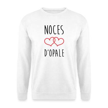 Opal Wedding 21 Years of Love - Unisex Sweatshirt - white - Front