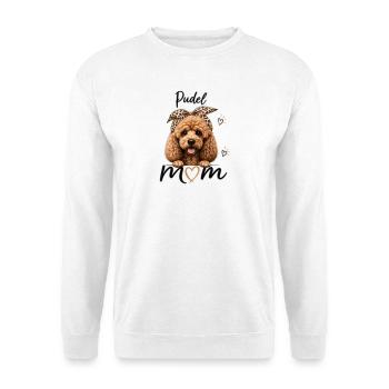 Pudel Mom – Geschenk für Pudel-Liebhaber - Unisex Pullover - Weiß - Vorne