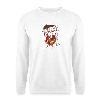 Abstraktes Künstler Gesicht Expressionismus - Unisex Pullover - Weiß - Vorne
