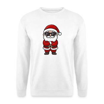 Sunglasses Santa Icon - Unisex Sweatshirt - white - Front