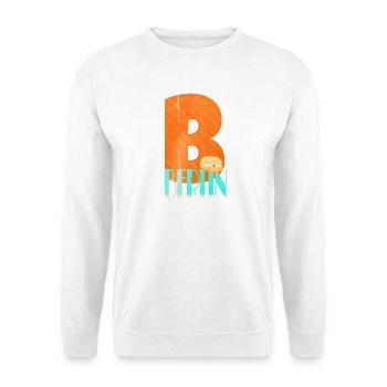 Retro Design B Berlin - Unisex Pullover - Weiß - Vorne