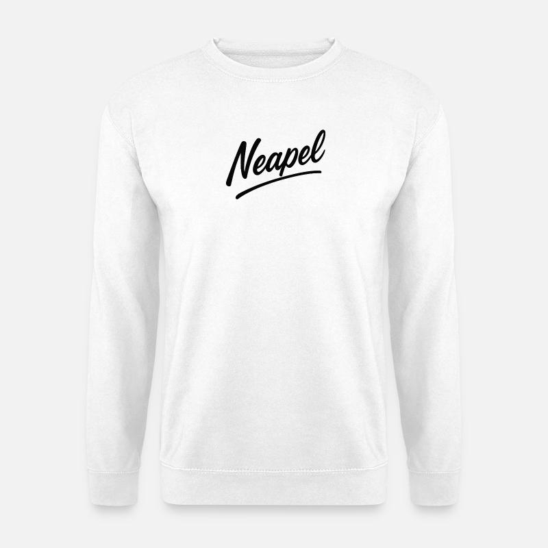 Neapel Script Schriftzug - Unisex Pullover - Weiß