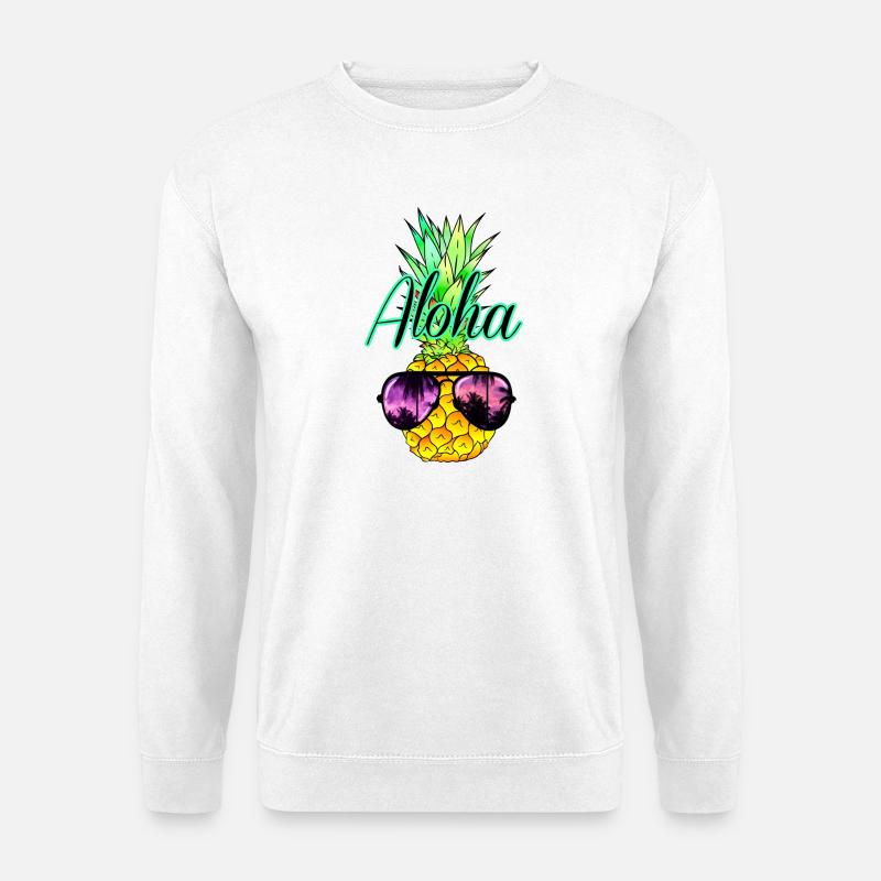 Pineapple Aloha - Unisex Sweatshirt - white